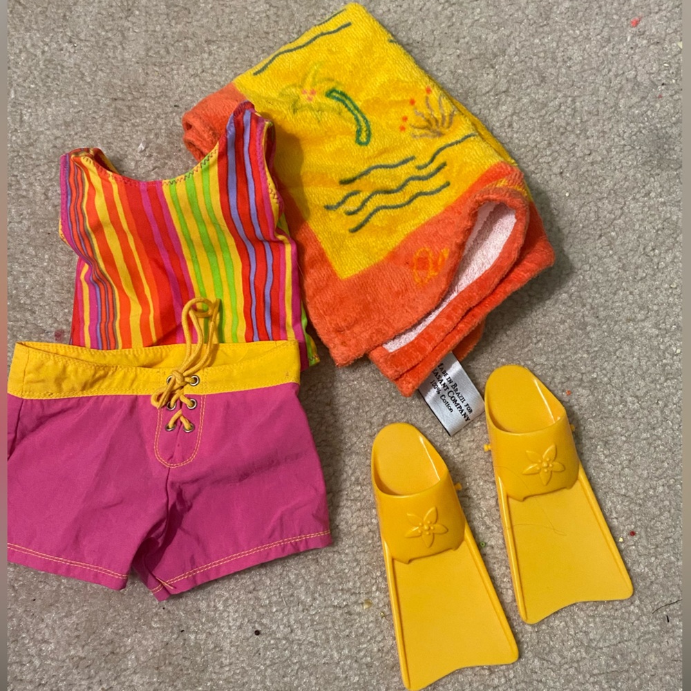 Pleasant company American Girl swim set outfit